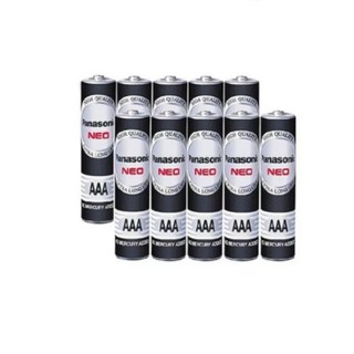 30 viên pin than aaa panasonic neo r03nt/2s đen