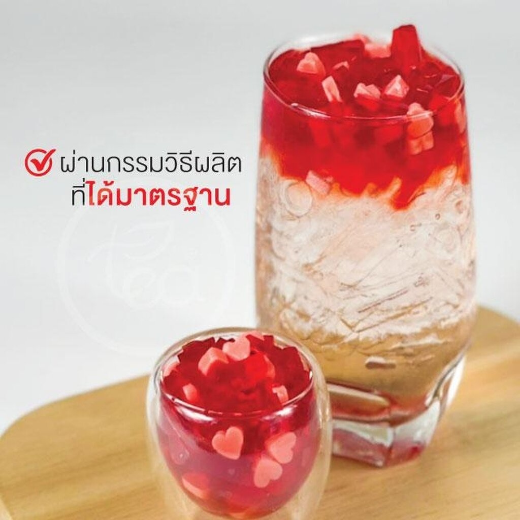 Thạch trái tim vị trái cây mix