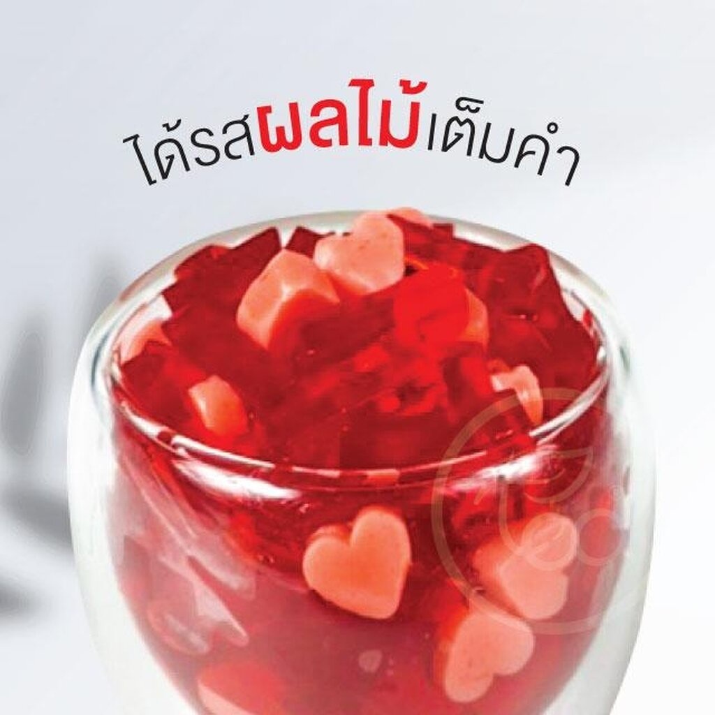 Thạch trái tim vị trái cây mix