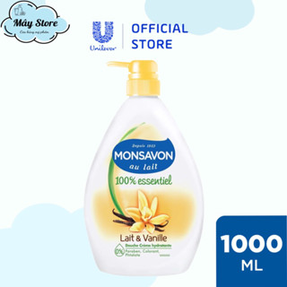  Sữa Tắm Monsavon Chiết Xuất Sữa & Hoa Vani 1000ml 