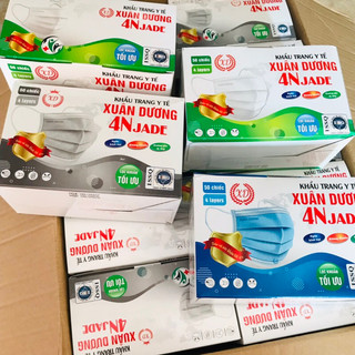 Khẩu trang 4 lớp Xuân Dương( hộp 50 cái)