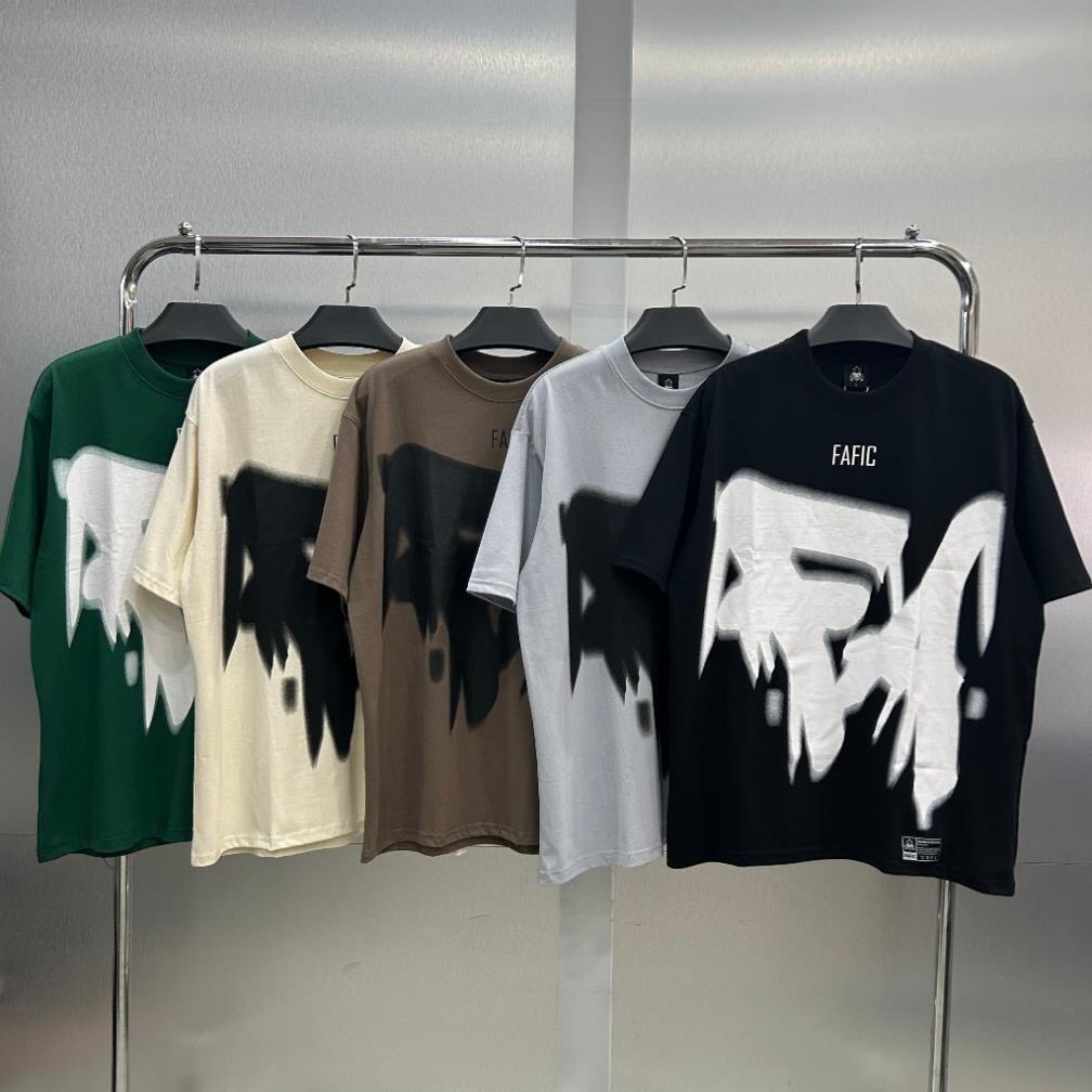 Áo thun Fafic in chữ FA Big logo áo thun local brand unisex chất cotton cao cấp Fafic Studio ANDY.CLOTHING