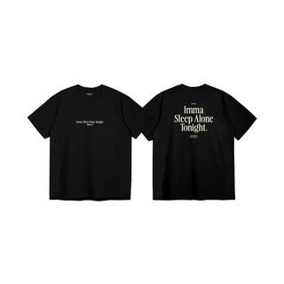 Áo Thun Sleep Alone Tee Missout - Black/White