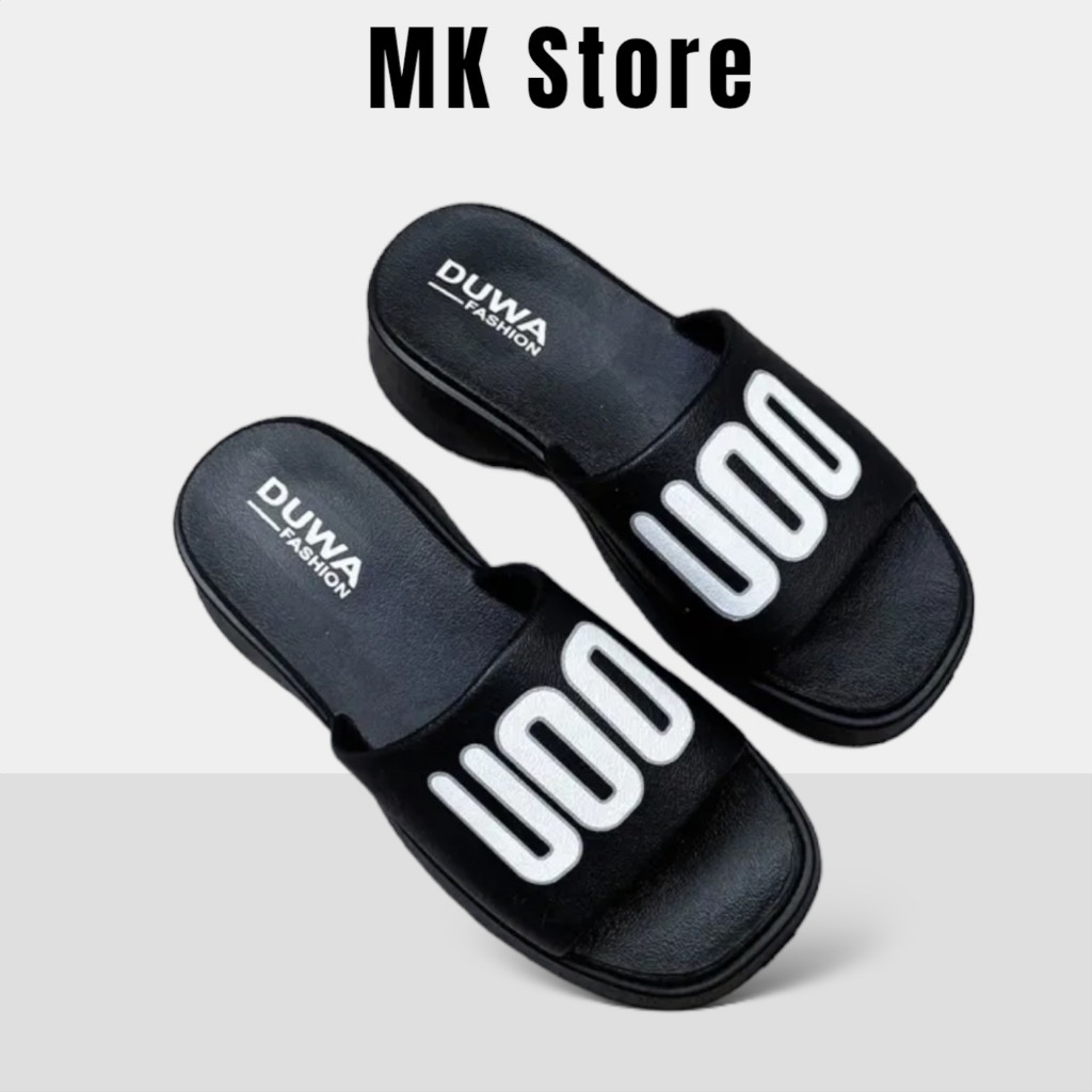 Dép bánh mì quai ngang chũ U00 đế đúc độn 3cm tăng chiều cao đi biển chống nước siêu nhẹ - DL226