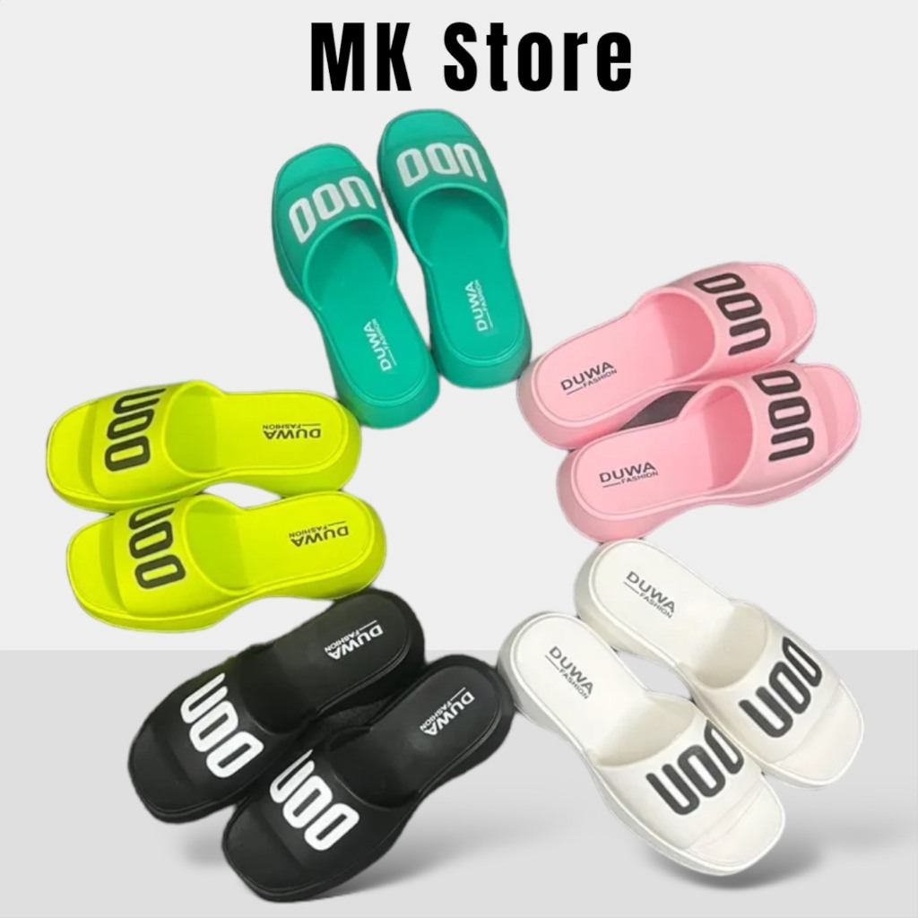 Dép bánh mì quai ngang chũ U00 đế đúc độn 3cm tăng chiều cao đi biển chống nước siêu nhẹ - DL226