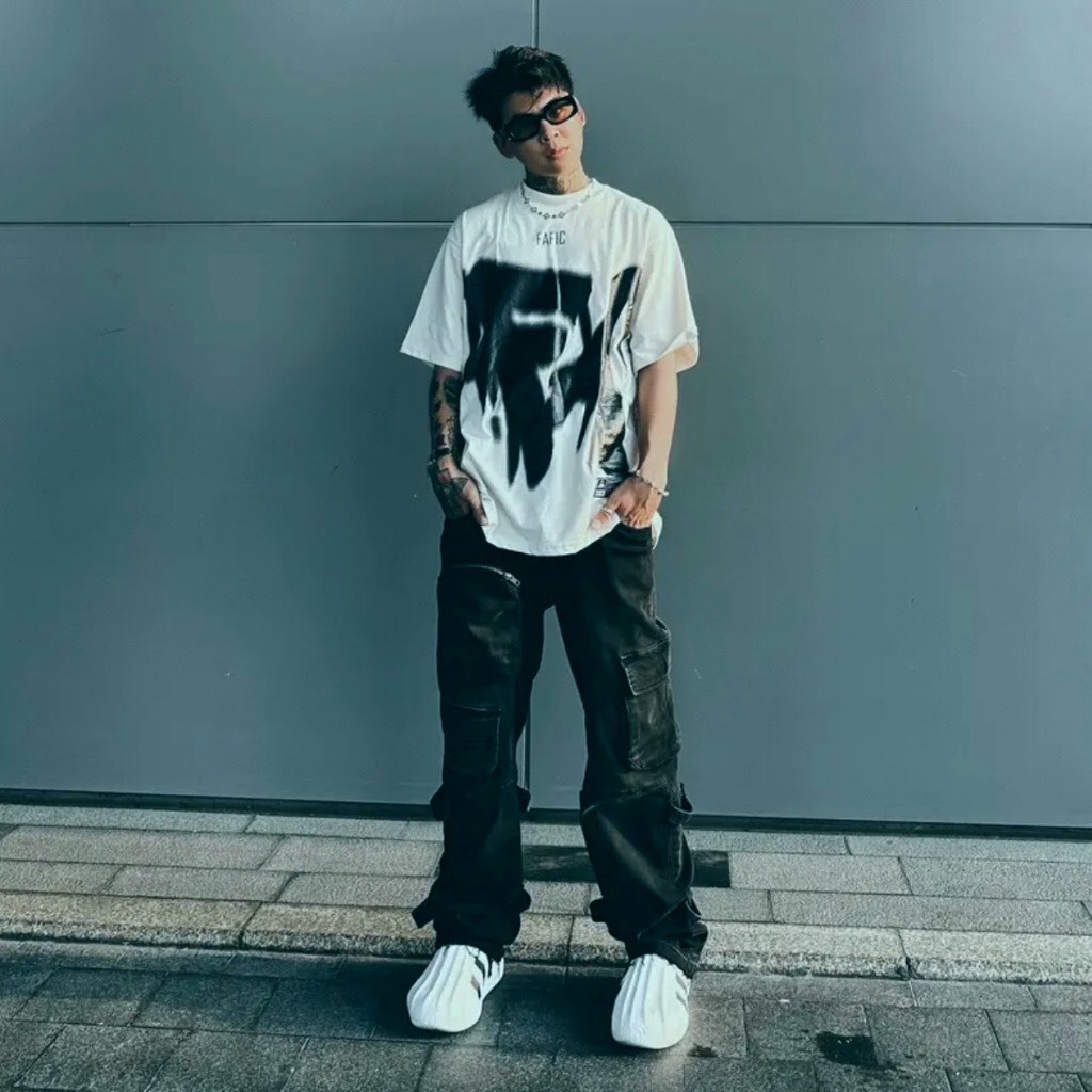 Áo thun Fafic in chữ FA Big logo áo thun local brand unisex chất cotton cao cấp Fafic Studio ANDY.CLOTHING