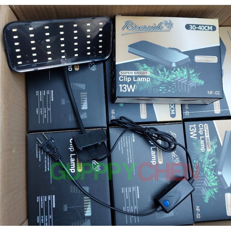 Đèn Led RIVERSIDE NF-02 Đỏ Cá Không Đỏ Nước 13W , dành cho hồ thủy sinh