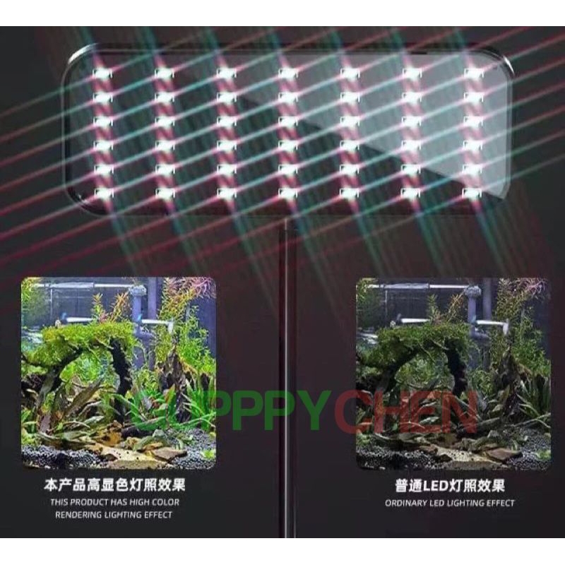 Đèn Led RIVERSIDE NF-02 Đỏ Cá Không Đỏ Nước 13W , dành cho hồ thủy sinh