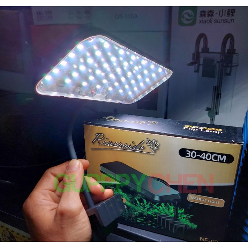 Đèn Led RIVERSIDE NF-02 Đỏ Cá Không Đỏ Nước 13W , dành cho hồ thủy sinh