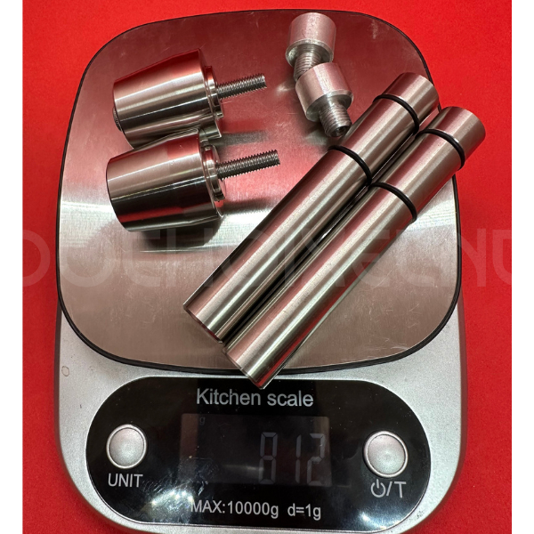 Full combo 8 MÓN gù tay lái siêu VIP CNC siêu nặng,chống rung tặng kèm bao da và cục nhôm đóng