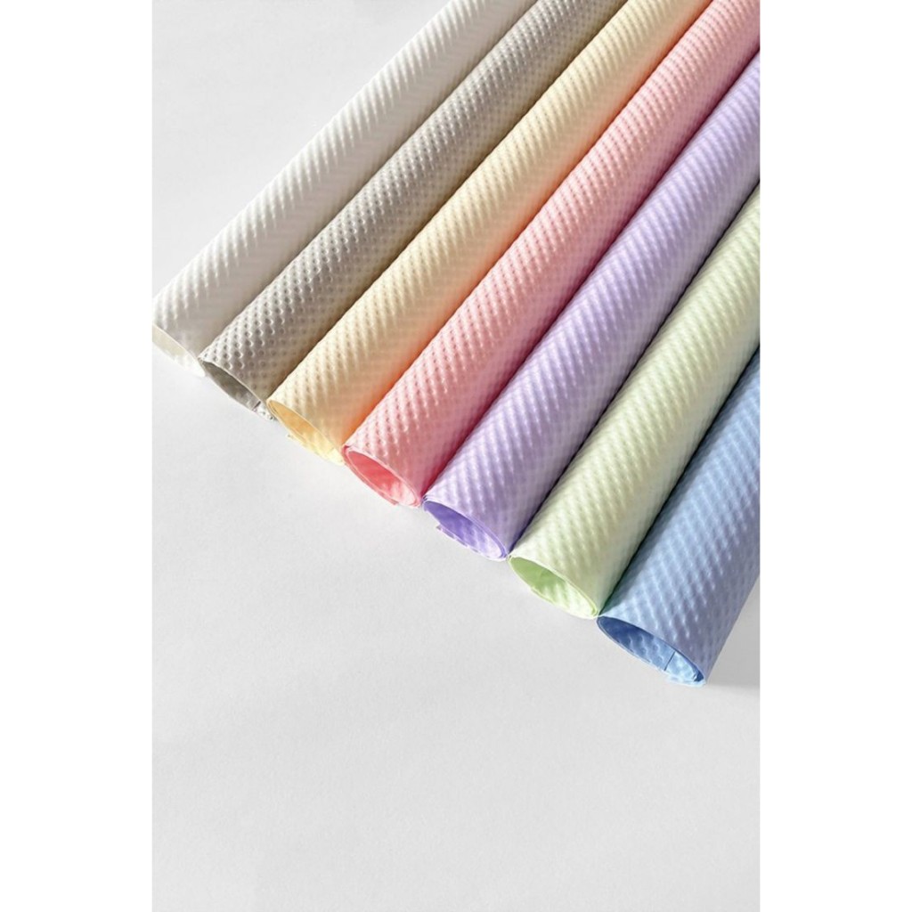 Giấy gói hoa sần dập nổi gói hoa tươi, hoa sáp