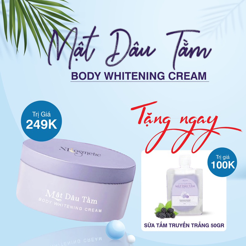 MUA 1 KEM BODY MẬT TẶNG 1 SỮA TẮM TRẮNG