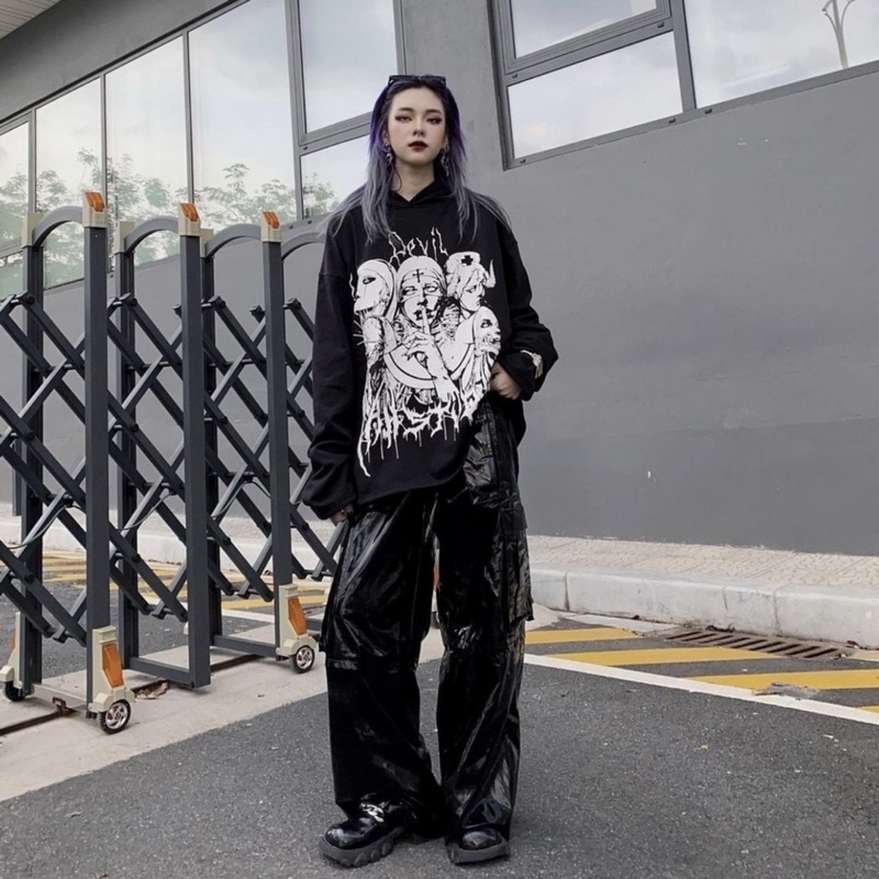 Áo hoodie vah nurse devil in hình siêu hot , nam nữ mặc đẹp