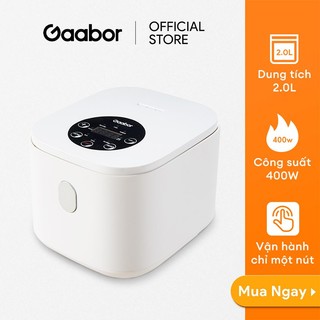 Nồi cơm điện Gaabor GR-S25D dung tích 2L lòng nồi 1L công suất 400W thiết kế trực quan dễ dàng nấu - hàng chính hãng
