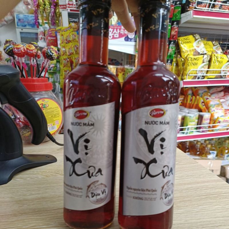 Nước mắm Vị xưa - nhãn bạc