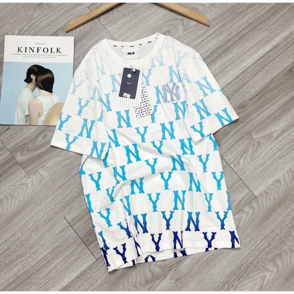 Áo thun MLB phông cotton cổ tròn, tay ngắn, mềm mịn , thấm mồ hôi.