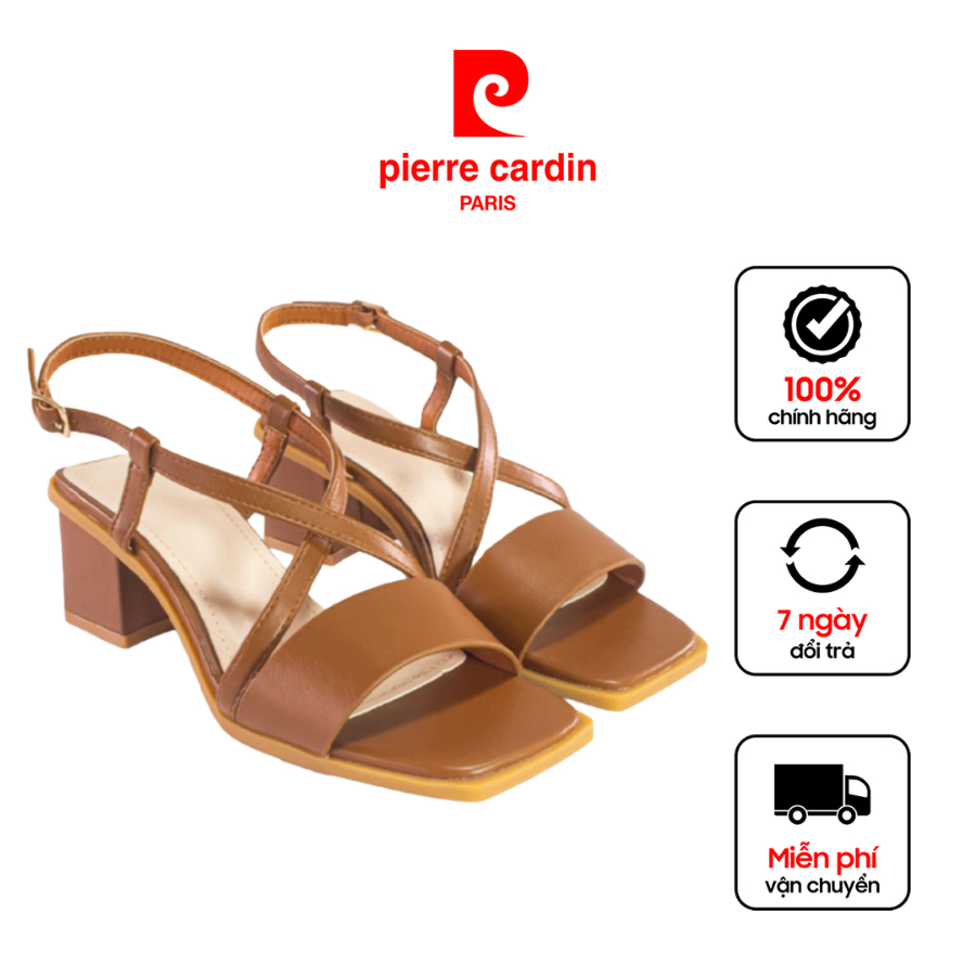 Giày sandal cao gót nữ Pierre Cardin độ cao 7cm - PCWFWS 219