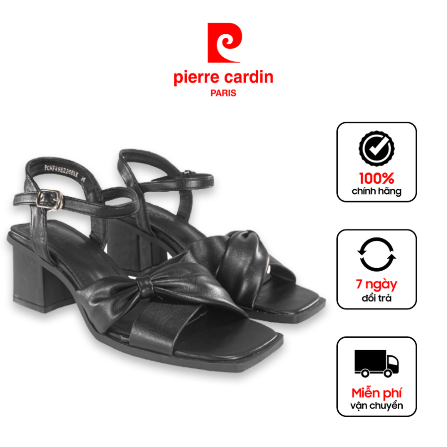 Giày sandal cao gót nữ Pierre Cardin cao 7cm - PCWFWS 220