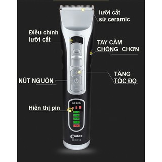 Tông đơ cắt tóc Codos CHC-918 cao cấp.