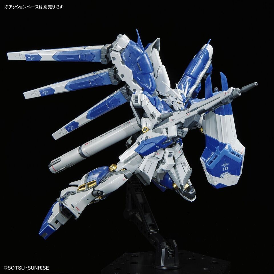 Mô hình lắp ráp Bandai Gunpla RG 1/144 Hi nu Gundam Titanium Finish