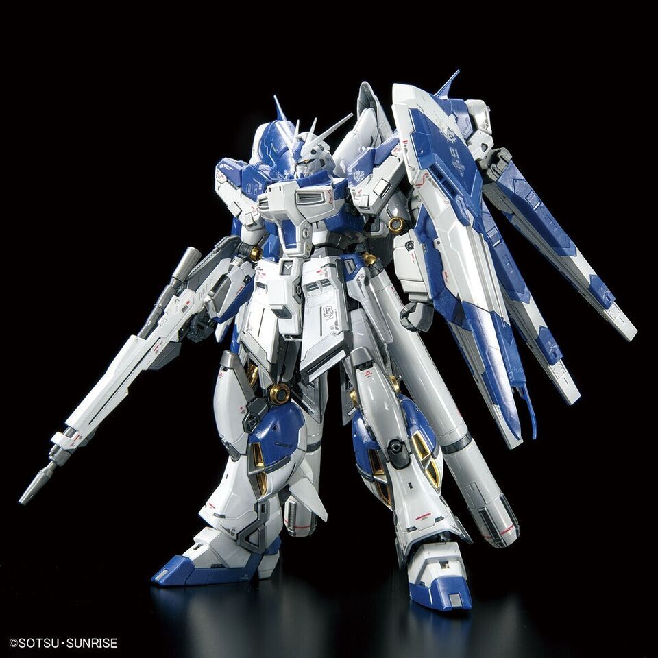 Mô hình lắp ráp Bandai Gunpla RG 1/144 Hi nu Gundam Titanium Finish
