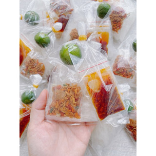 Bánh tráng vò khô muối tép hành phi