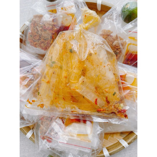 Bánh tráng vò khô muối tép hành phi