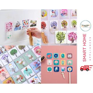 COMBO 5 Móc dán tường chịu lực siêu bền