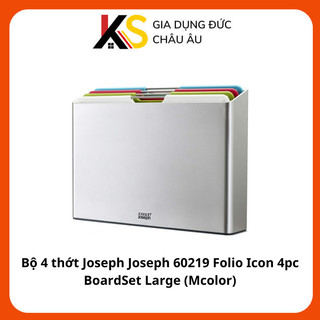 Bộ 4 thớt joseph joseph 60219 folio icon 4pc boardset large