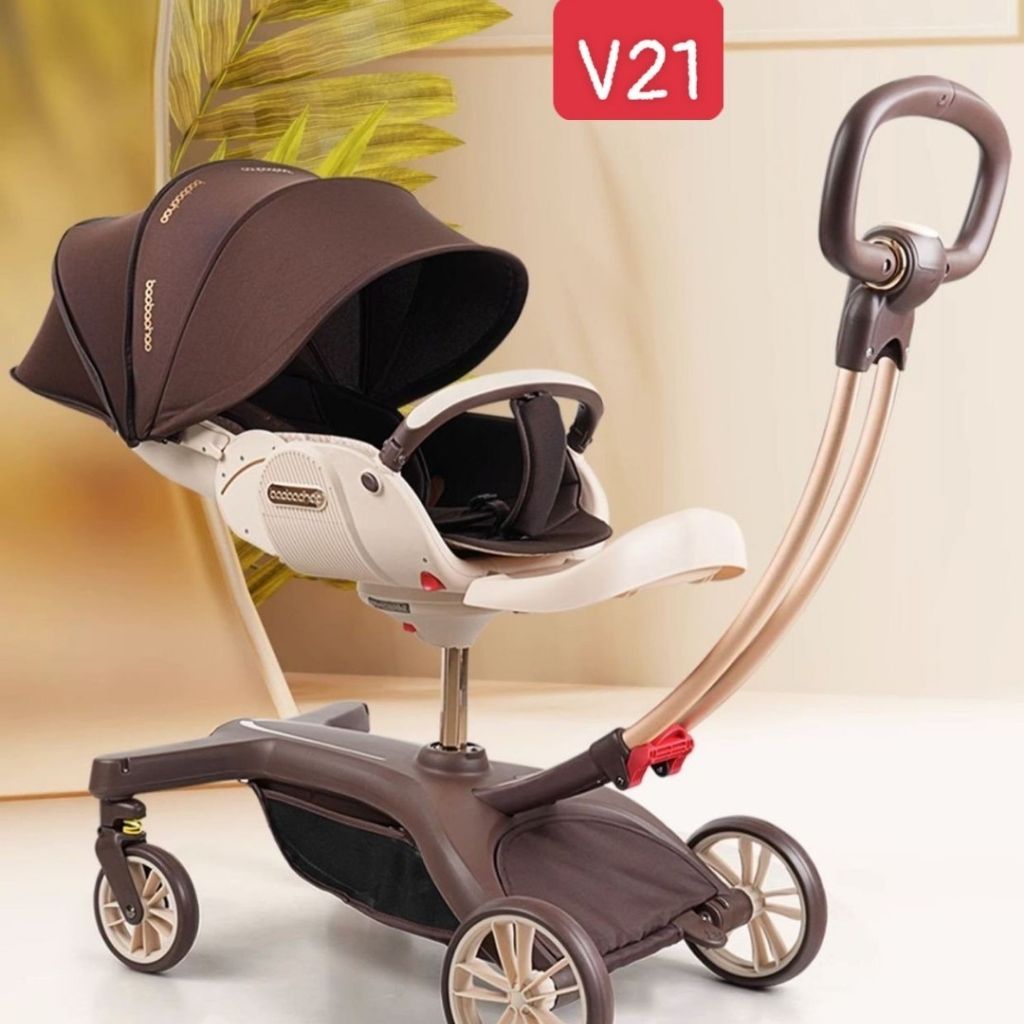 Xe đẩy dạng nôi 2 chiều BAOBAOHAO V21 gấp gọn linh hoạt cho bé
