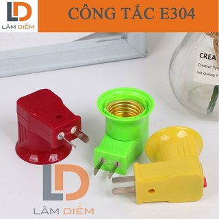 Đuôi đèn e 27 có công tắc E304