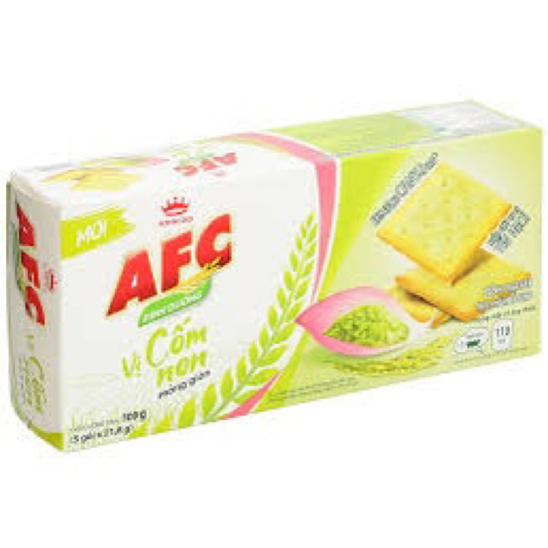 Hộp bánh qui cracker AFC Kinh đô hộp 200g