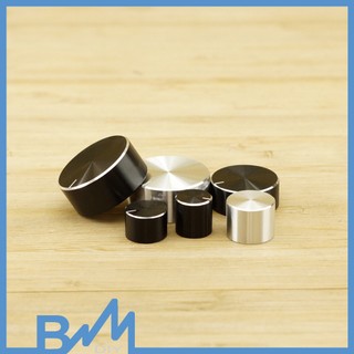 Núm vặn volume nhôm phay đồng tâm nhiều kích thước - núm volume nhôm CD▌