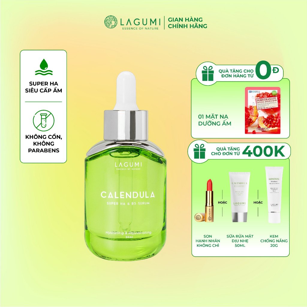 Serum Lagumi Calendula Super HA 30ml cấp ẩm phục hồi