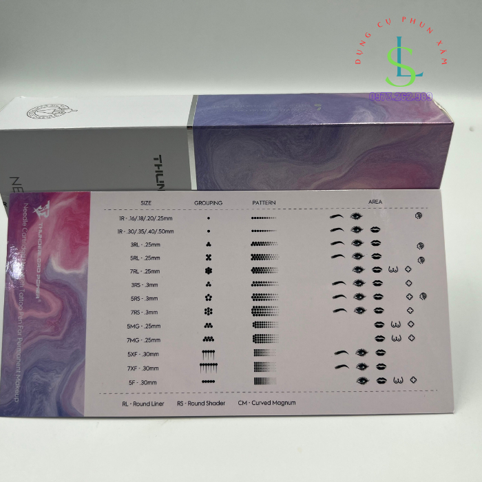 Kim Pen Nano Hồng Siêu Bén , Kim Đạn Loại 1, Kim Pen Thunderlord Phun Xăm Tattoo / linhshop-hn