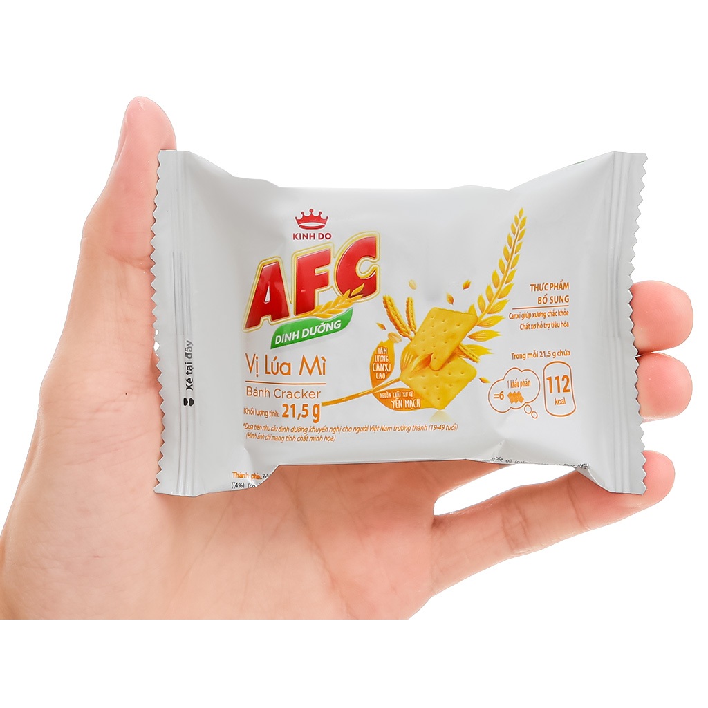 Bánh Dinh dưỡng AFC vị LÚA MÌ hộp 172g