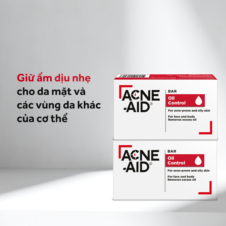 Combo 2 xà phòng rửa mặt ACNE - AID SOAP BAR 100gr - Cho Da Nhờn Và Mụn