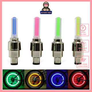 Đèn led gắn van xe phát sáng nhiều màu, đèn led van xe máy phát sáng siêu đẹp