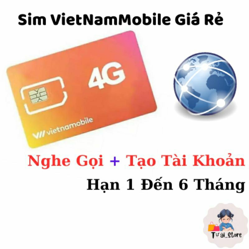 Sim VietNamMobile Nhe Gọi , Tạo Tài Khoản