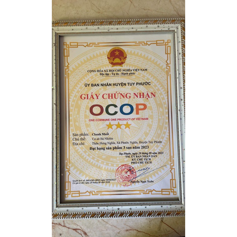 Chanh muối Bà Nhiêm đuờng tự nhiên CHÍNH HÃNG 100%
