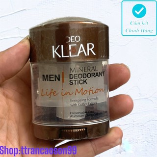 Lăn nách khử mùi đá khoáng Deo KLEAR Thái Lan