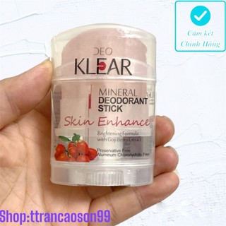 Lăn nách khử mùi đá khoáng Deo KLEAR Thái Lan