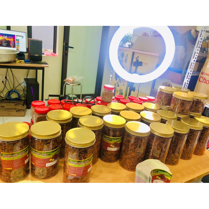 Khô bò sợi 100% từ thịt bò tươi