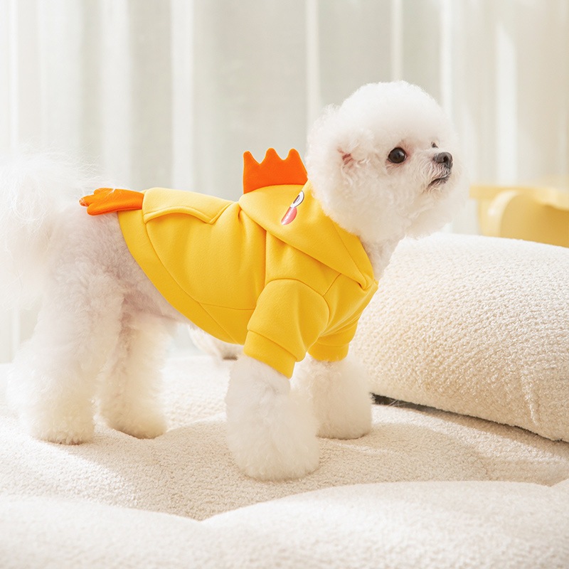 Áo Hoodle có nón hình vịt vàng, gấu nâu, chú ong dành cho chó mèo