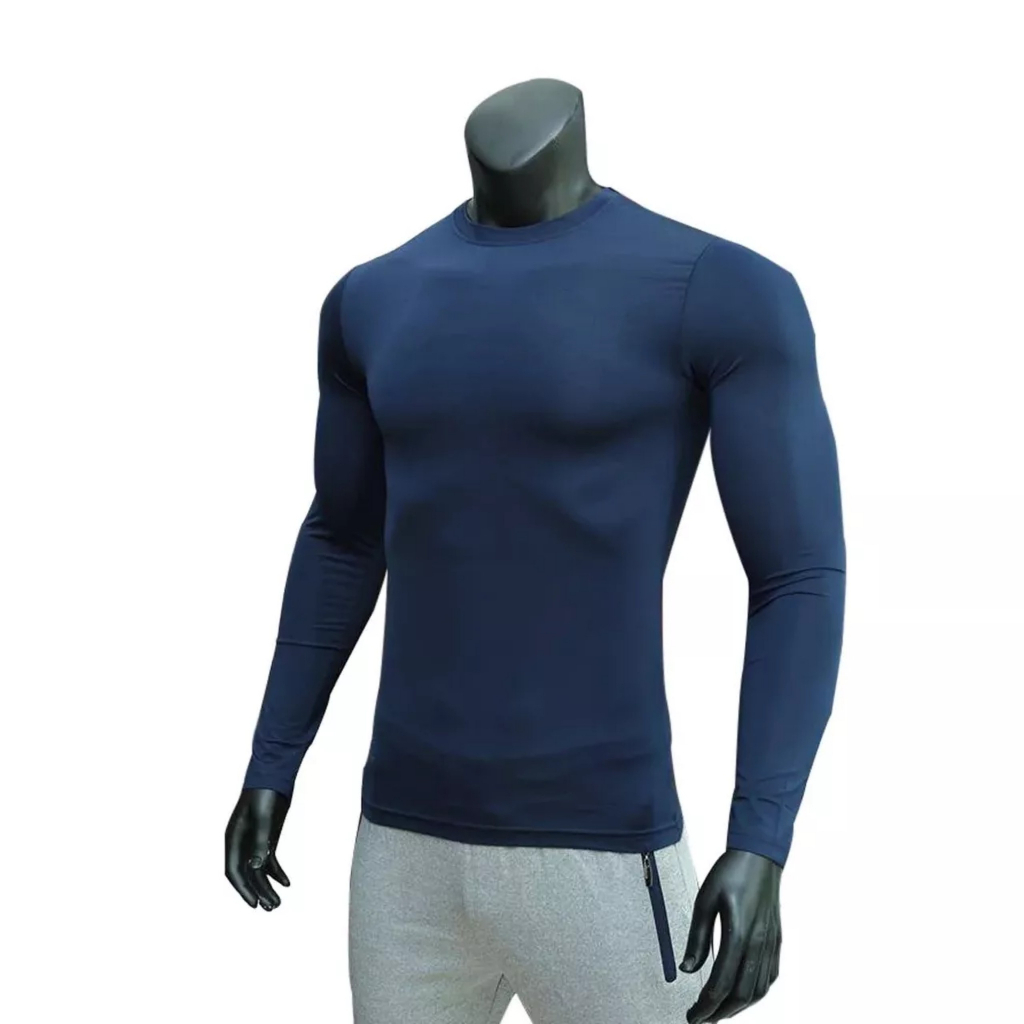 Áo giữ nhiệt nam, áo giữ nhiệt dài tay co giãn tốt, siêu thấm mồ hôi, không xù thích hợp chơi thể thao TD41