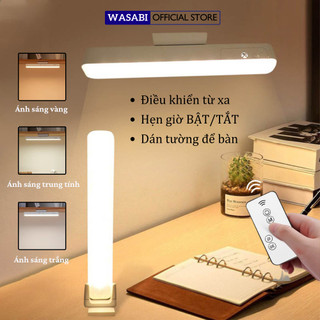 Đèn học wasabi để bàn gắn tường chống cận thị 3 màu ánh sáng