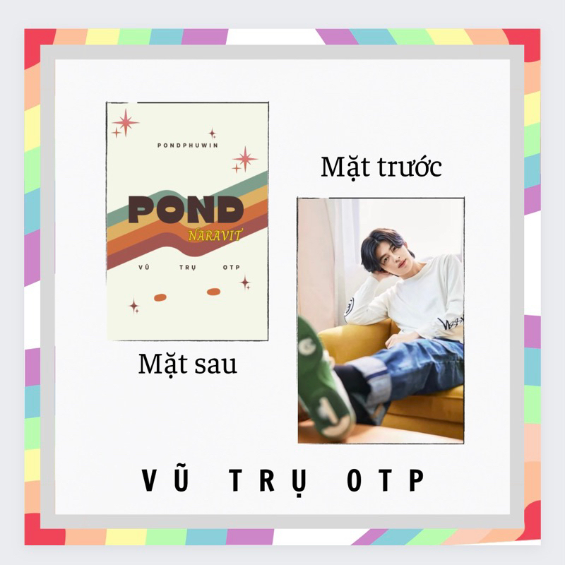 Set 9 card bo góc POND NARAVIT