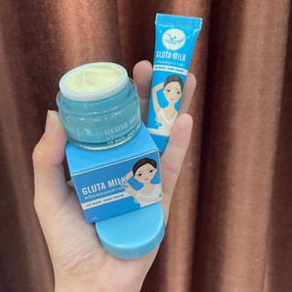 Combo Kem Nách Gluta Milk Giúp Khử Thâm, Trắng Da Vùng Nách