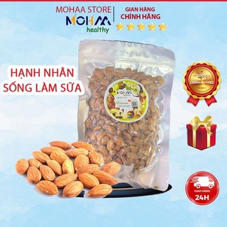 Hạt hạnh nhân sống đã tách vỏ MOHAA HEALTHY, hạnh nhân tươi làm sữa hạt thơm ngon