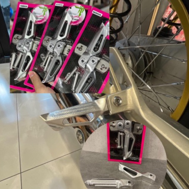 Gác chân sau nhôm CNC Wave/Dream/Fuled/Funeo/FutureX/Ex nhỏ/ex135/ Ex150/Winner..